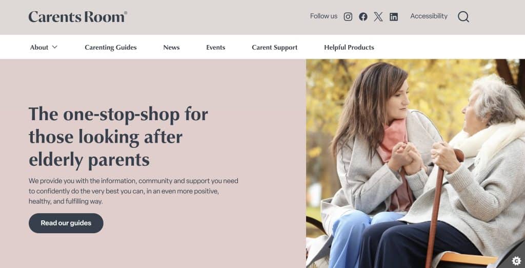 Carents home page